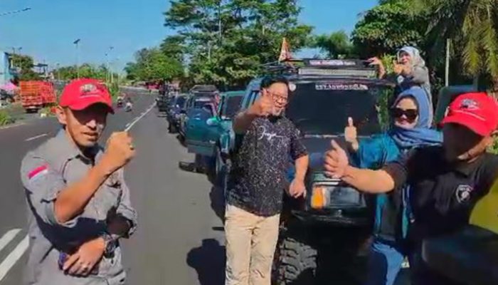 Ratusan Kendaraan Ramaikan NGABAKO, IMI Ciamis Ajak Taat Pajak dan Tolak Geng Motor