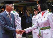 Heru Budi Hartono Resmi Kukuhkan 42 Paskibraka DKI Jakarta 2024