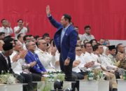 AHY Hadiri Penutupan Rapimnas Gerindra, Partai Demokrat Siap Berkolaborasi Demi Kemajuan Bangsa
