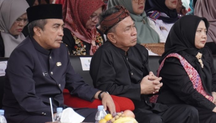 Pjs. Bupati Yedi Rahmat Kenang Sejarah Prasasti Rumantak Geger Hanjuang