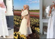 Gamis Putih Cocok dengan Jilbab Warna Apa? Ini Rekomendasinya!