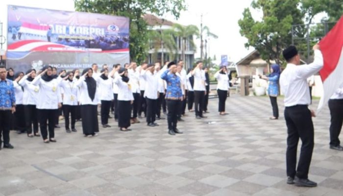 Peringatan HUT ke-53 KORPRI di Kantor Pertanahan Kota Tasikmalaya