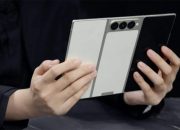 Tecno Pamer Ponsel Lipat Tiga Phantom Ultimate G Fold, Tipis dan Futuristik