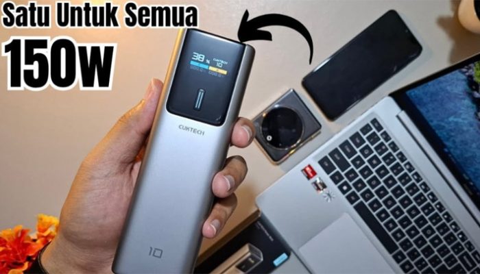 Cuktech 10 Mini, Charger Mungil 120W Bisa Isi Laptop dan HP Sekaligus