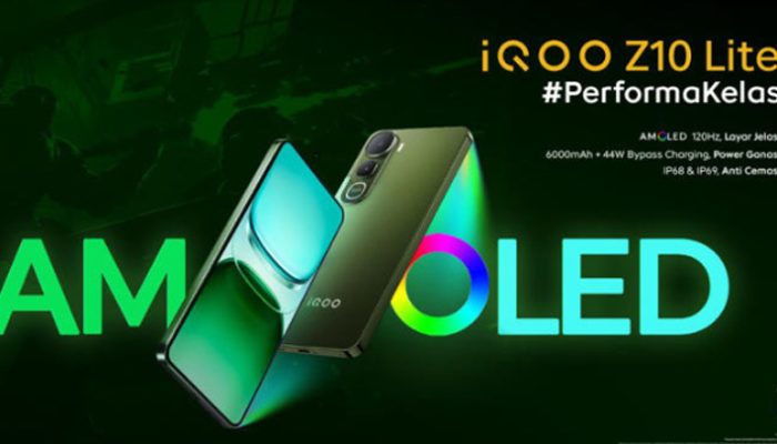 Tahan Air IP69, iQOO Z10 Lite Resmi Masuk Indonesia dengan Harga Terjangkau