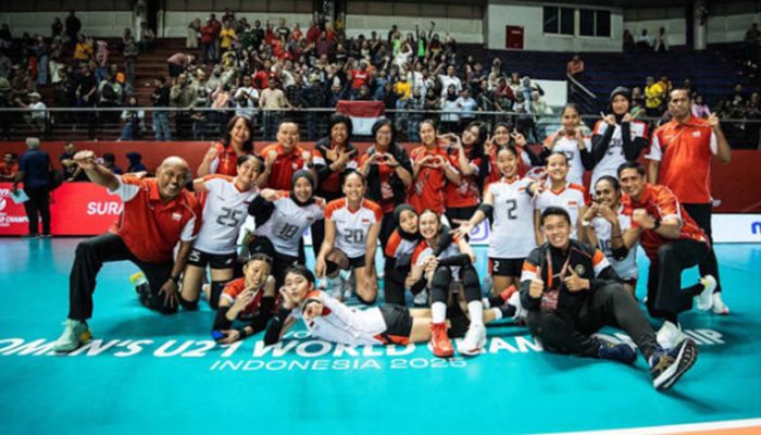 Timnas Voli Putri U-21 Indonesia Raih Kemenangan Perdana di Kejuaraan Dunia
